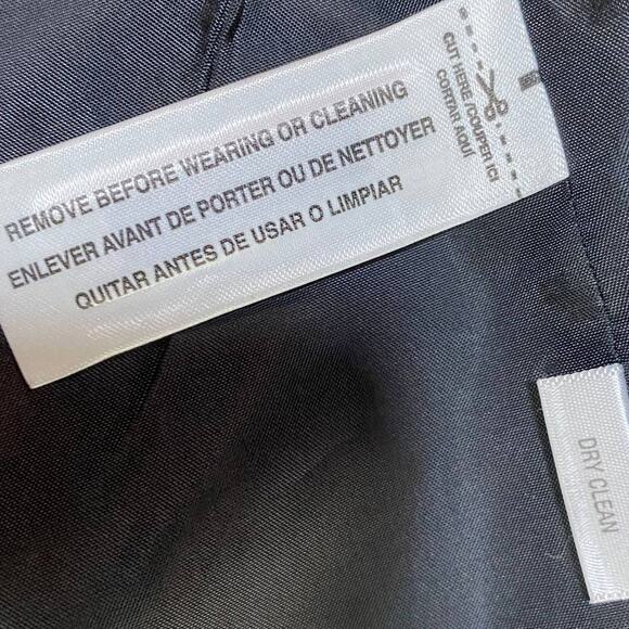 Victor Alfaro Wool Blend Blazer Jacket Double Breasted Oversized Collar Gray 8 - Picture 9 of 9